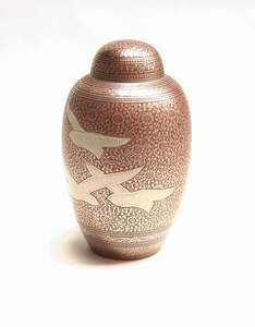 Urne funéraire en laiton de style américain personnalisée en gros, urne commémorative en métal de haute qualité, souvenir funéraire, 10 pouces, écologique - Product Image 4