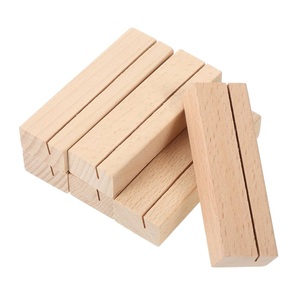 Expositor de tarjetas de presentación de madera para escritorio, soporte para tarjetas de visita, hecho a mano, duradero - Product Image 6