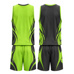 Vente en ligne d'uniformes de sport, tenue de basket-ball, tissu à séchage rapide, uniforme de basket-ball respirant, uniforme de basket-ball d'équipe - Product Image 2