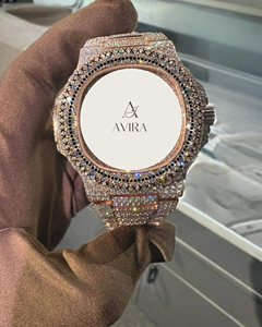 Relojes de Diamantes Moissanite VVS con Incrustaciones Completas, Edición Limitada, Mecánicos, de Acero Inoxidable, Unisex, Moda Antigua, Venta al Por Mayor - Product Image 4
