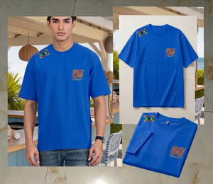 T-shirt pour homme à col rond et manches courtes, imprimé sur mesure, respirant, de qualité supérieure, rouge, avec logo, texte, photo, design décontracté, jersey en coton - Product Image 6