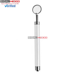 Espejo Bucal Dental Premium con Luz LED, Mango Blanco, Acero Inoxidable, Instrumento de Diagnóstico para Examen Oral - Product Image 5