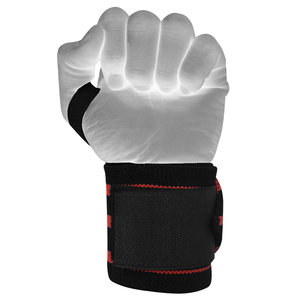 <b>Black</b> Lifting <b>Wraps</b> Professional Wrist Support Bandage Cotton Strength <b>Wraps</b> for Bodybuilding Workout Custom customer Demanding - Product Image 3