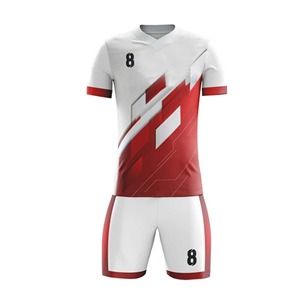 ชุดฟุตบอลแบบเต็มชุดสั่งทำพิเศษ พิมพ์ลาย น้ำหนักเบา ระบายอากาศได้ดี เสื้อฟุตบอลแขนสั้น ดีไซน์สั่งทำได้ 100% โพลีเอสเตอร์ - Product Image 2