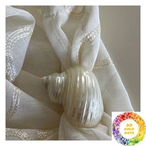 Anneau de serviette en nacre fait main pour mariage à la plage, dîner nuptial, réception et décoration de table événementielle - Product Image 3