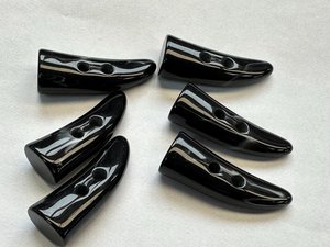 Custom High Quality Polished Animal Buffalo Horn <b>Toggles</b> Handmade Eco-Friendly Natural Color Mix Art Collectible Garment - Product Image 3