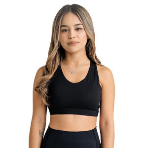 Copper Sports <b>Bra</b> with Front Zip Closure and Wide Straps for Women - Product Image 5