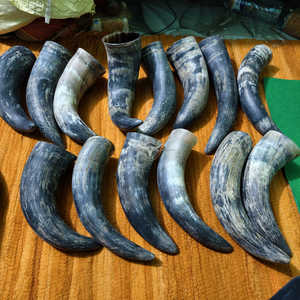 Premium Natural Viking Drinking Horn Unpolished Handmade Authentic Horn Mug At Best Price - Product Image 4