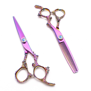 As Per Customer Demands Professional Antique Design Dragon Barber <b>Scissors</b> Comfortable Handle Hair Cutting & Trimming Shears - Product Image 5