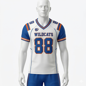 Conjunto de Uniforme de Fútbol Personalizado con Logotipo, Transpirable, para Hombre, Sublimado, de Secado Rápido, Ropa Deportiva de Fábrica - Product Image 1