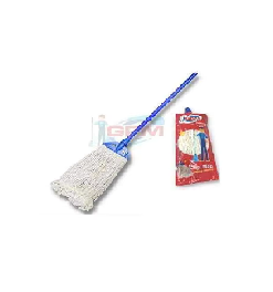Regular Clip <b>Mop</b> Set Extendable Handle Self-Wringer Cotton Thread <b>Mop</b> Head for Daily Household Office Commercial Floor Cleaning - Product Image 1
