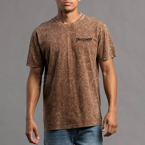 Camiseta de Estilo Moderno con Lavado Ácido para Hombre, Colores Únicos, Material Cómodo, Moda para el Día a Día - Product Image 2