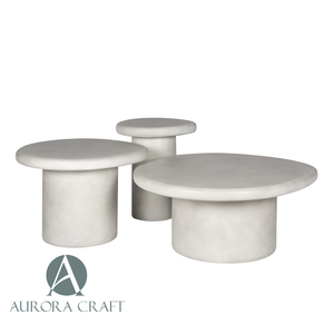 Tables basses en béton, produits vietnamiens directement de l'usine, tables basses modernes pour les projets d'aménagement intérieur du salon - Product Image 3