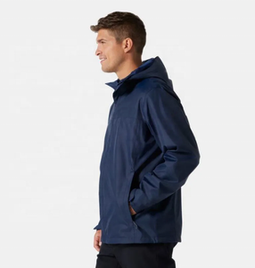 Ventes en gros de vestes coupe-vent légères en coton rembourré imperméables et respirantes de haute qualité pour hommes, avec fermeture éclair - Product Image 2