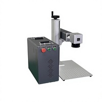 Máquina de Grabado Láser de Fibra Portátil de 50W para Marcado de Metales de Alta Eficiencia, Piezas Automotrices, Ferretería y Componentes Industriales