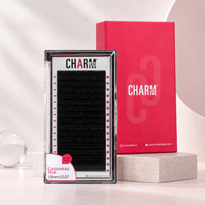 Charmlash Fournitures en gros pour extensions de cils, plateaux d'extensions de cils en cachemire mat courbures J B C CC D DD L - Product Image 1