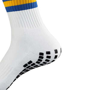 Chaussettes de sport athlétiques en jacquard pour homme, respirantes, en Spandex/Polyester, antidérapantes, avec logo personnalisé, pour usage sportif décontracté, collection automne, directement de l'usine - Product Image 4