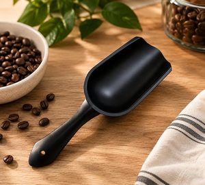 Cuchara Medidora de Café Negra de Lujo, Cuchara de Metal para Granos de Café, Cuchara para Café Molido de Cocina - Product Image 6