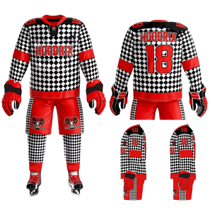 Uniformes de Hockey sobre Hielo al por Mayor, Fabricante de Camisetas Personalizadas por Sublimación, para Jóvenes, Adultos, Hombres y Mujeres, Proveedores OEM Directos de Fábrica - Product Image 6