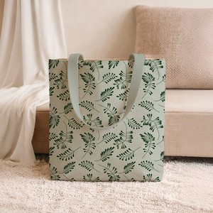 Bolsa de Compras de Tela Reutilizable Ecológica, Bolsa de Supermercado de Algodón con Asas Resistentes, Lavable y Duradera para Uso Diario - Product Image 1