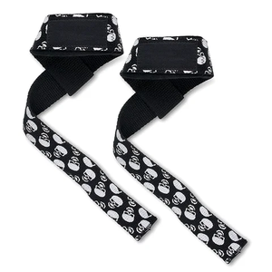 Sangles de musculation en néoprène pour le sport, avec double sangle de maintien au poignet, unisexe, très résistantes, 7 mm d'épaisseur, fermeture antidérapante à boucle et crochets - Product Image 3