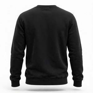 Sweat-shirt à col rond noir pour homme, imprimé graphique, manches longues, en coton molletonné, pull décontracté, vêtements d'hiver, streetwear personnalisé, mode - Product Image 2