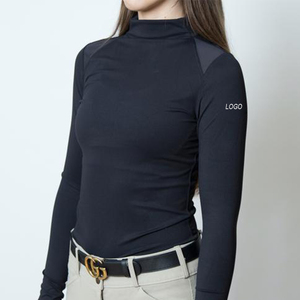 เสื้อเบสเลเยอร์สำหรับขี่ม้า ระบายอากาศได้ดี ผ้าฟลีซ 220 กรัม ทรงเข้ารูป ยืดหยุ่นได้  โลโก้สั่งทำได้  สำหรับการแข่งขัน  แบบ unisex - Product Image 4