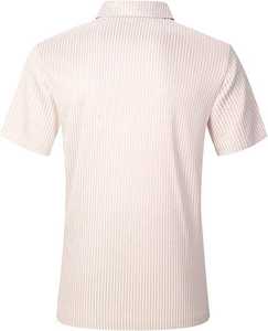 Camisa Polo de Manga Corta, Tela Suave, Sensación Cómoda para Reuniones de Trabajo, Uso Casual, Viajes y Uso Diario para Hombres - Product Image 3