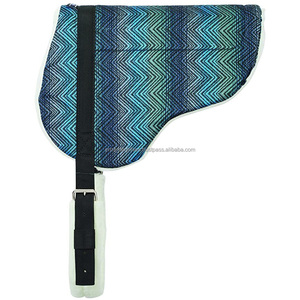 Y & Z-almohadilla Bareback de alta calidad, nuevo diseño, almohadillas para SILLÍN de algodón oscuro con estribos Y almohadilla de viga Bareback, suministro ecuestre - Product Image 1