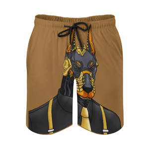 Shorts de bain pour hommes Custom SELF INDUSTRIES, 100% Polyester, 220g, légers, élastiques, taille mi-haute, à séchage rapide, anti-plis, avec devant uni - Product Image 3