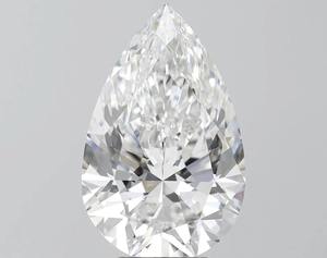 Diamante Cultivado en Laboratorio con Corte Pera, Color D, Claridad VVS, Certificado IGI, Corte EX-VG, 5.06 Quilates, para Joyería, Anillo o Juego de Colgante - Product Image 1