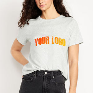 T-shirt respirant pour femme, haut tendance et durable, tissu doux 100% coton, design décontracté, dernière collection. - Product Image 1