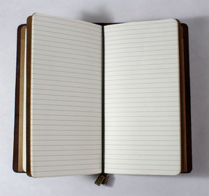 Custom Logo <b>A5</b> Hardcover Leather Journal Paper <b>Notebook</b> With Elastic Band Kraft Black Planner For Students - Product Image 3