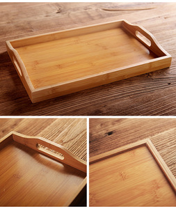 [BÉST SELLER] Bandeja de Madera Moderna y Sostenible con Diseño Multifuncional para Servir Comida Diaria en la Cocina y Sala de Estar - Product Image 3