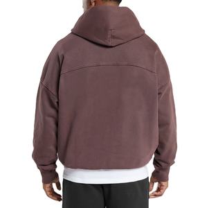 2025 magnifiquement coton polaire Hip Hop hommes polaire à capuche conception personnalisé surdimensionné sweats à capuche pour hommes - Product Image 6