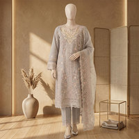 Nouvelle conception unique, LUXURY EMB ORGANZA FORMAL 3PEC, ensemble de vêtements de fête, plage, mariage, festival de l'Aïd, pour femmes, best-seller