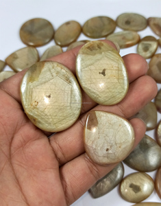 Natural Yellow Sapphire Loose Gemstone Polished Mix Shape Cabochon Making Jewelry wholesale price - Product Image 1