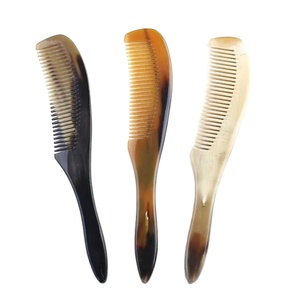 หวีแต่งขน RoyalNature Horn Grooming Comb หวีเขาสัตว์ EcoPrestige หวีเขาสัตว์ VelvetCraft หวีแต่งทรงผม NatureGlow Horn Styling Comb - Product Image 2