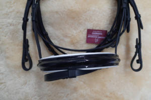 Brida de caballo de cuero de alta calidad Noseband Premium Horse Products - Product Image 2