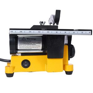 Mini Sega da Tavolo 4 Pollici 90W, Sega Elettrica Multifunzione da Banco, Taglio di Precisione con 3 Lame per Cornici Metalliche, Troncatrice 90W - Product Image 3