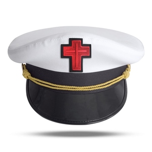 Gorra de fatiga de los Caballeros Templarios Sir Knight, Cruz Roja, Insignia Masónica, Comandancia Ceremonial, Sombrero Masónico de Primera Calidad - Product Image 6