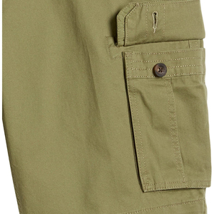 Nouvel Arrivage – Short Cargo Homme Personnalisé en Tissu Oxford Séchage Rapide Respirant avec Logo Imprimé Numérique Spandex/Coton et Boutons - Product Image 6