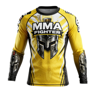 Rashguard de MMA 2026, Rashguard de BJJ de Manga Larga, Fabricantes de Rashguards de MMA con su Logotipo, Rashguard de MMA Sublimado para Hombre - Product Image 3