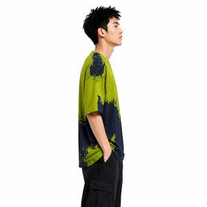 เสื้อทีมแบบกำหนดเองสำหรับผู้ใหญ่ ผ้าฝ้าย % 90 แขนสั้น คอกลม พิมพ์ลาย เสื้อยืดกีฬา ชุดยูนิฟอร์มสโมสรแข่งรถ - Product Image 5