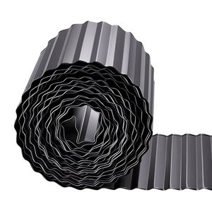 Bordo Paesaggistico in Acciaio Zincato 40 ft x 12 pollici, Striscia Metallica Pieghevole Facile da Installare per Paesaggistica e Decking - Product Image 1