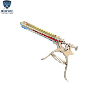 Seringue vétérinaire automatique de qualité supérieure, réutilisable, pour la vaccination du bétail, des moutons, des chèvres, pour la santé animale et l'utilisation en ferme - Product Image 4