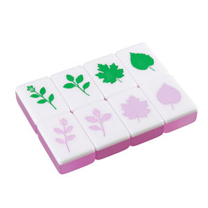 Nouvel ensemble de mahjong de voyage personnalisé en résine, 160 tuiles de mahjong américaines de luxe en acrylique gravé à 4 couches - Product Image 3