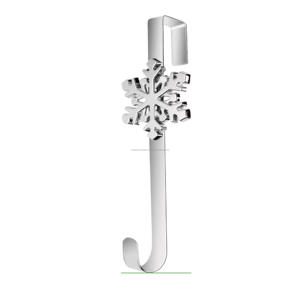 Christmas <b>Wreath</b> Hanger Decorative Metal Door Hook Over the Door <b>Wreath</b> Holder for Holiday Front Door Seasonal Home Decor - Product Image 6