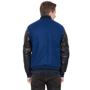 OEM Custom Logo Varsity <b>Jacket</b> <b>Men</b> Wool Body PU Leather Sleeves Letterman <b>Baseball</b> Bomber <b>Jacket</b> Wholesale Winter College <b>Jacket</b> - Product Image 3