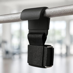 Weight Lifting Hooks Premium Deadlift <b>Straps</b> for Weightlifting and Powerlifting Weight Lifting Gloves for Pull Ups - Product Image 2